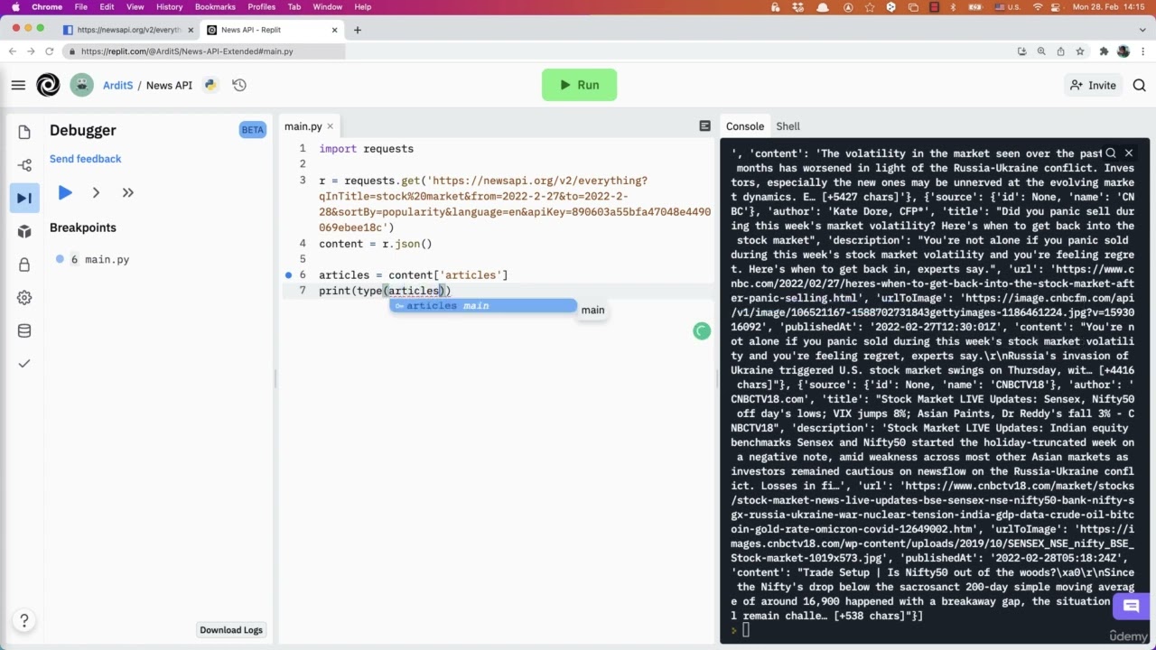 Getting News from the Open News API | Automate Everything with Python