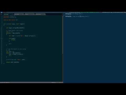 printf sum array