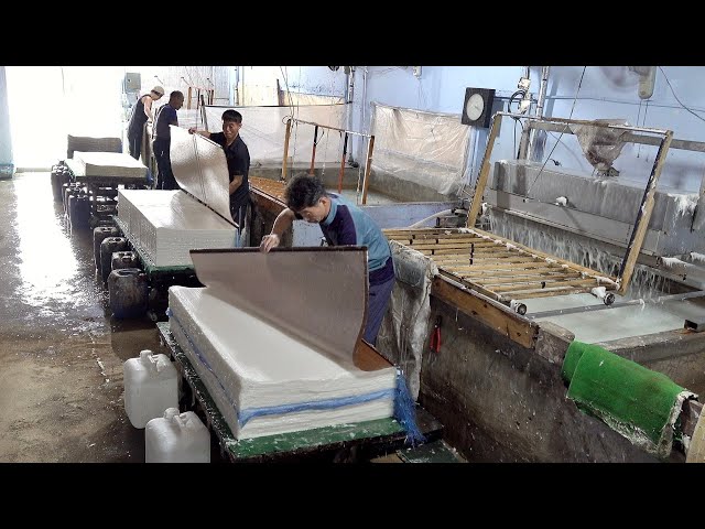 So Cool! Korean Traditional Paper Factory Mass Production Process class=