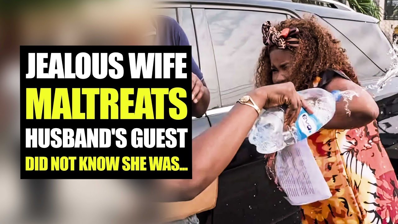 Ревнивая жена плохо обращалась с гостьей мужа, не зная, что та...