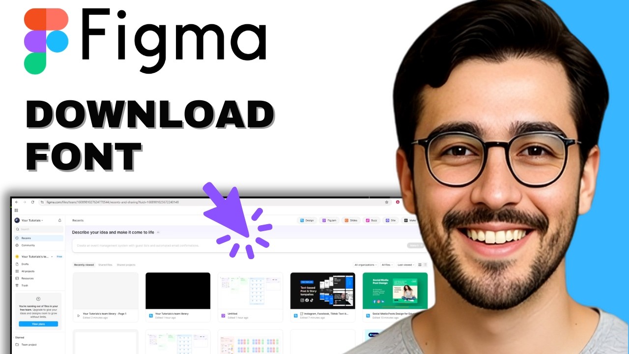 How To Download and Add a Font to Figma Web - Easy Guide (2026) - YouTube