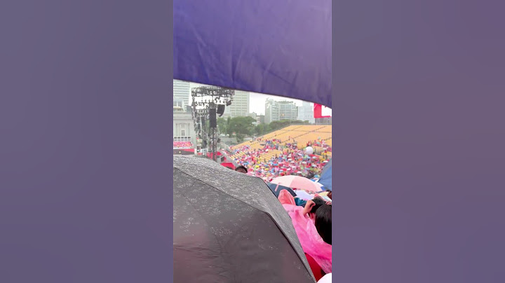 “It’s Raining!” - Singapore National Day Parade 2024 (9 August 2024) @ The Padang #NDP2024 #NDP24