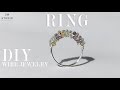Simple Ring/Easy Ring/DIY Ring/Wire Wrap Ring Tutorial/DIY Jewelry/How to make