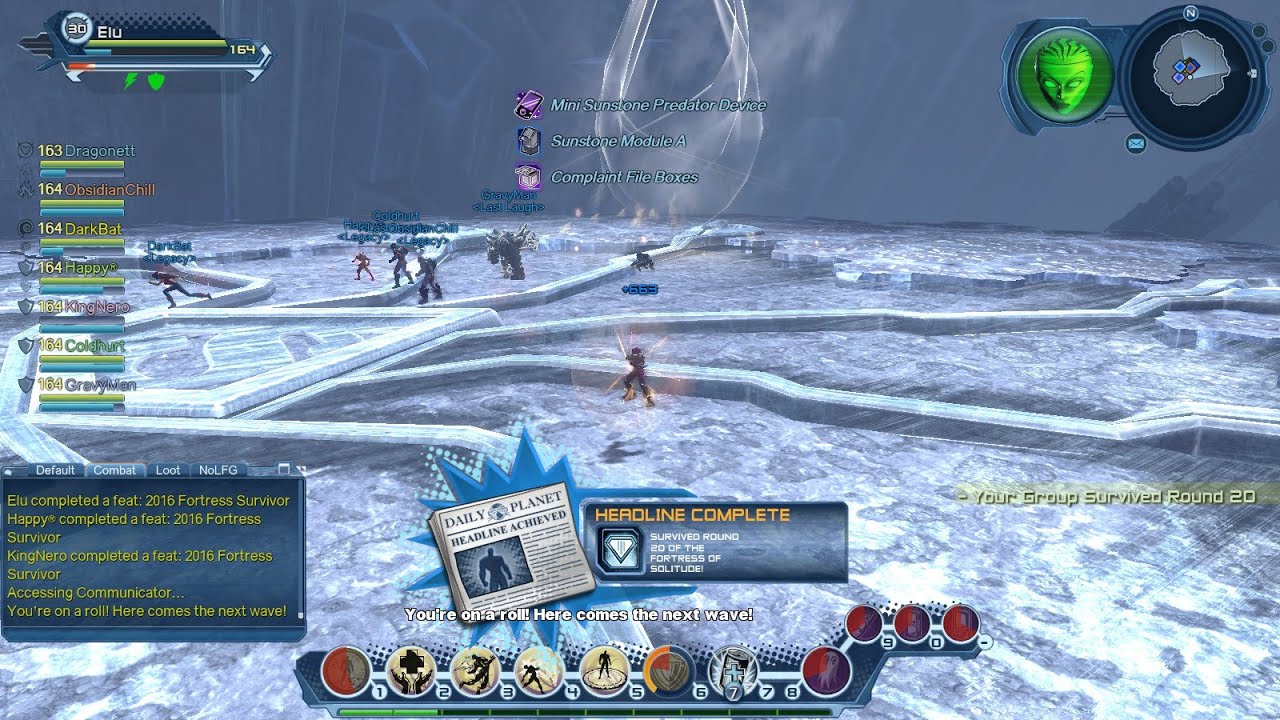 DCUO - Survival Mode - Round 20 - SM Fortress of Solitude 2016 - Worlds First & Only