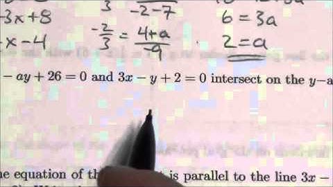 Math 10C Linear Relations Review SA#7