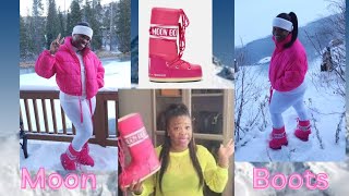 moon boot unboxing review with sizing suggestion and try on.