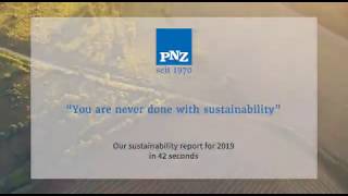 PNZ sustainability report 2019 in 42 seconds