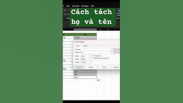 Thủ thuật Excel - Cách tách họ và tên trong Excel #tinhoccanban #tuhocexcel