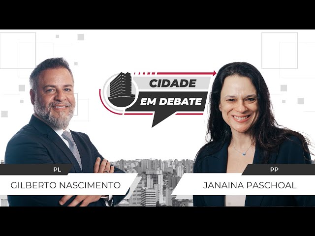 Cidade em Debate recebe Vereador Gilberto Nascimento e a Vereadora Janaina Paschoal  | 12/08/2025