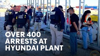 Hundreds Of South Koreans Detained In Ice Raid At Hyundai Factory