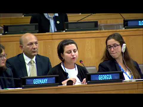 ესმა გუმბერიძე - გაეროს გენერალური ასამბლეის მე–3 კომიტეტზე