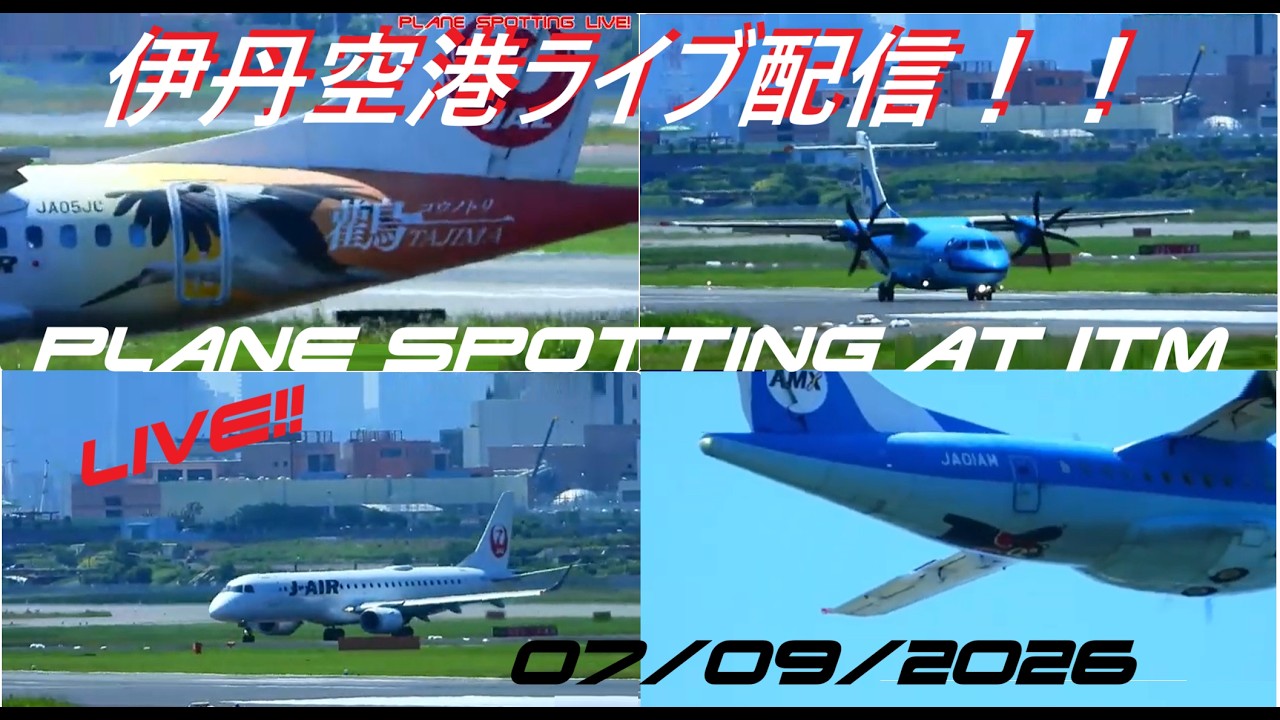 ワンワ飛来！天草エアライン・みぞか号ライブ配信 生中継！ Plane