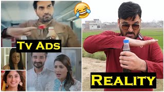 TV ADS VS REALITY - Sajal Ali - Saba Qamar - Indian - Pakistani - Hamza Ali Abbasi - Humayun Saeed