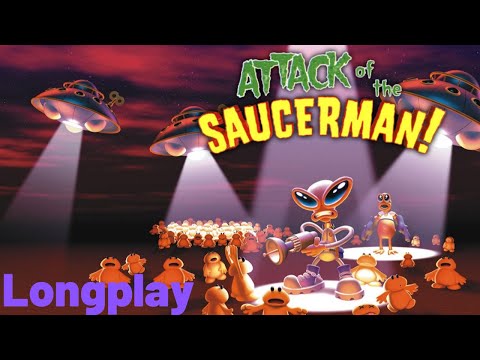 Attack Of The Saucerman! (Ps1) Longplay