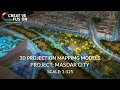 Masdar City Masterplan | Stunning 3D Scale Model with Projection Technology