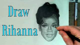 How to Draw Rihanna Step by Step