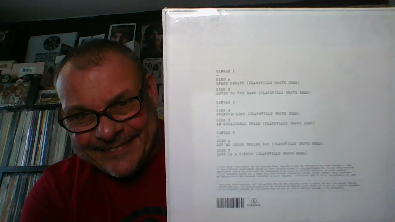 LIVE UNBOXING OF DAVID BOWIE, THE CLAREVILLE GROVE DEMOS