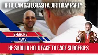 If he can campaign in person on the streets then he should hold real surgeries