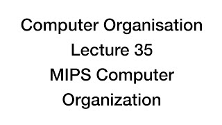 CoSc 425 Lecture 35