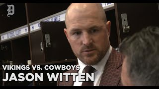 Jason Witten speaks to the media after Cowboys lose to the Vikings