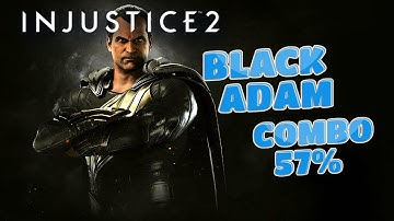 Injustice 2- Black Adam 57% Combo (One Bar)
