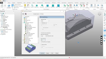 Autodesk powermill 2021 ❇️ all tool part tutorial ,model area clearance.
