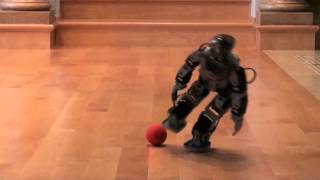 Bioloid Robot Plays Soccer