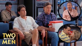 The Harpers Surprise Trip To The Hospital Two And A Half Men