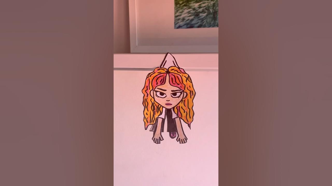 Hanging paper doll tutorial π€ easy DIY project #papercrafts #diy #crafts Hanging paper doll tutorial π€ easy DIY project #papercrafts #diy #crafts
