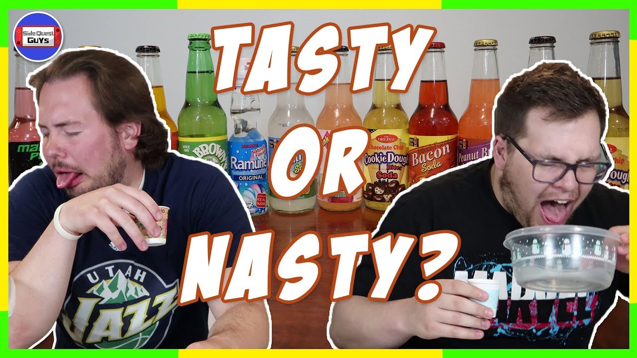 Trying Weird Soda Flavors / Side Quest Guys