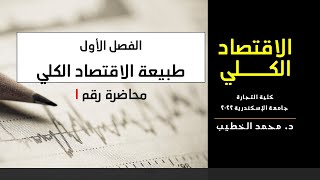 الفصل الأول- محاضرة رقم 1 - مفاهيم أساسية - الاقتصاد الكلي - د. محمد الخطيب