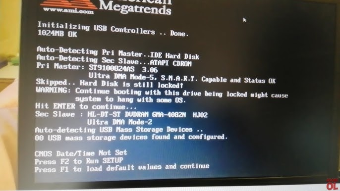 Fix] Press F1 to Run Setup  BIOS Issue - Hardware Centric