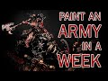 Paint the warhammer 40k world eaters combat patrol box in a week