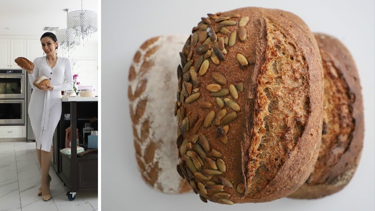 Полезный Цельнозерновой Хлеб на Закваске - Рецепт от Эгине - Heghineh Cooking Show in Russian