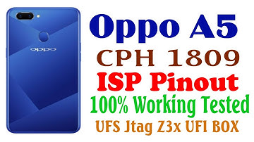 Oppo A5 Cph-1809 ISP Pinout Jumper Ways IMAGE Free Download For Unlock #GSM_Free_Equipment