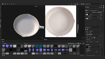 texturing in substance painter 3d wooden and granite or marble material