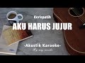 Aku Harus Jujur - Kerispatih ( Akustik Karaoke )