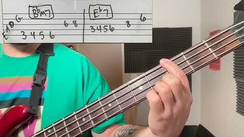 Chameleon - Herbie Hancock - Bass Riff with Tabs #shorts