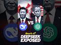 ChatGPT vs DeepSeek: మిమ్మల్ని ఆశ్చర్యపరిచే నిజం! 😳🤯 #shorts