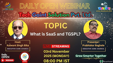 #TGSPL Daily Webinar WOOOW AI Soft Launch Information & Training