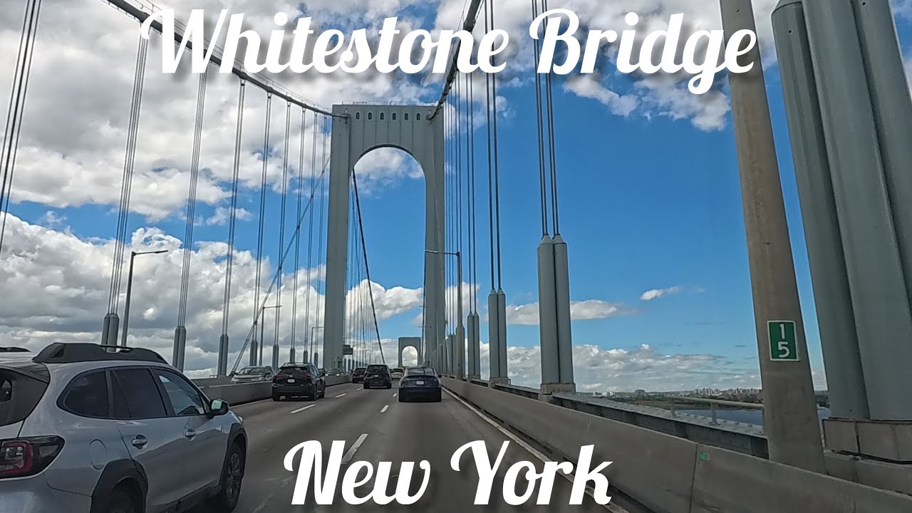 Nyc driving grand central pkwy whitestone bridge city island ny
