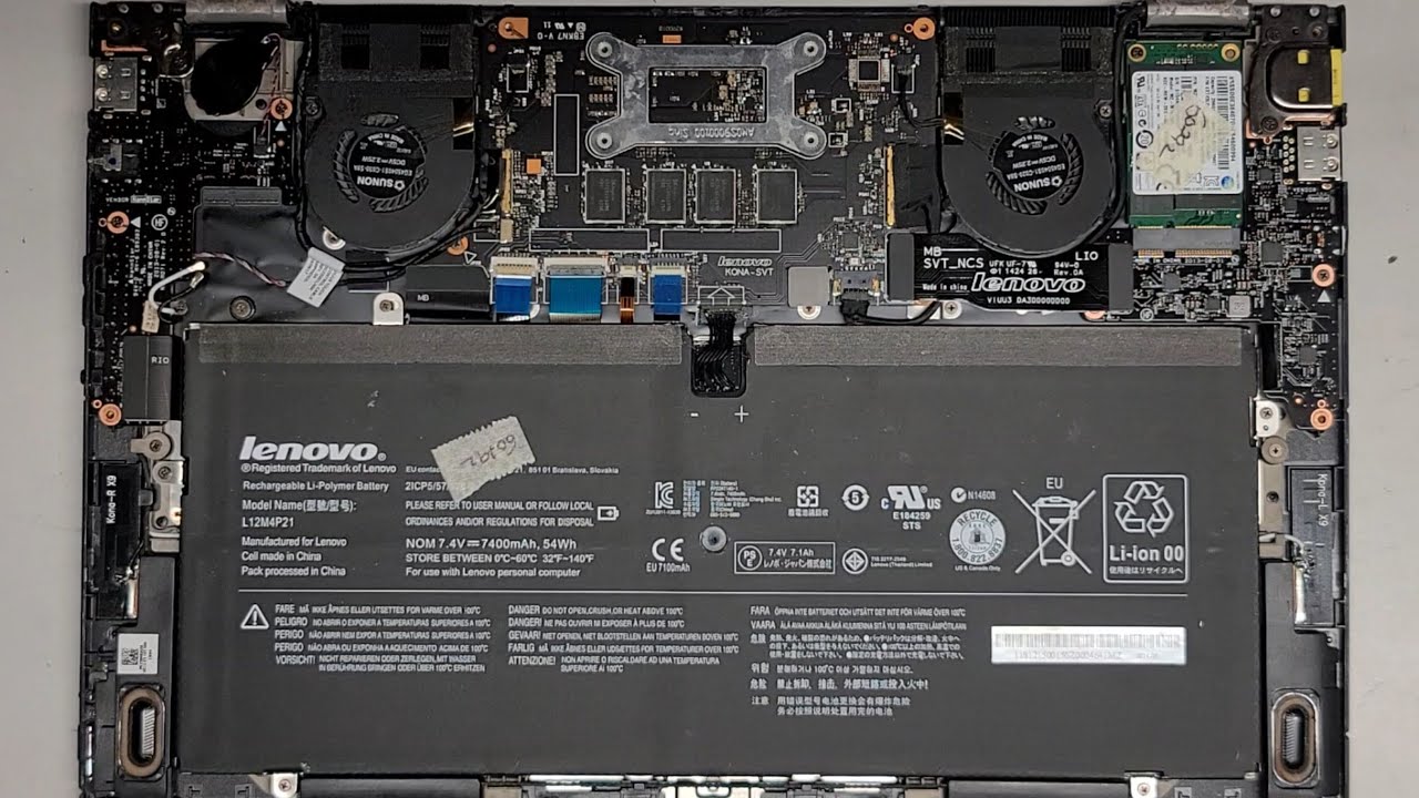 Lenovo Yoga 2 Pro 20266 Disassembly SSD Replacement Repair Quick Look - YouTube