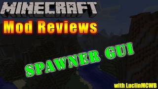 Minecraft Mod Reviews - Spawner GUI by Risugami