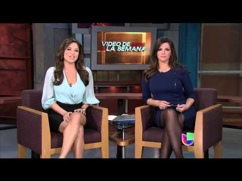 Pamela Silva Conde and Bárbara Bermudo 2013/01/30 Primer Impacto HD