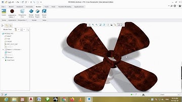 Fan Blede Modeling in CREO