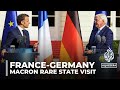 Macron makes rare state visit to Germany to boost ties, defend democracy