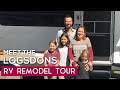 RV Remodel Tour: family of 5 living in a 29-foot travel trailer