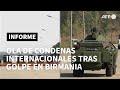 Cascada de condenas internacionales tras golpe de Estado en Birmania | AFP