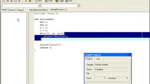 C Programming 101 -  Logical Operators
