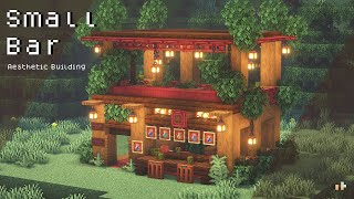 Minecraft: How To Build a Small Bar ✨🥂 Aesthetic ✨ | Snishinka